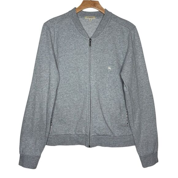 Burberry London Activewear Full Zip Sweatshirt Jacket Women’s Sz XL - Picture 1 of 6